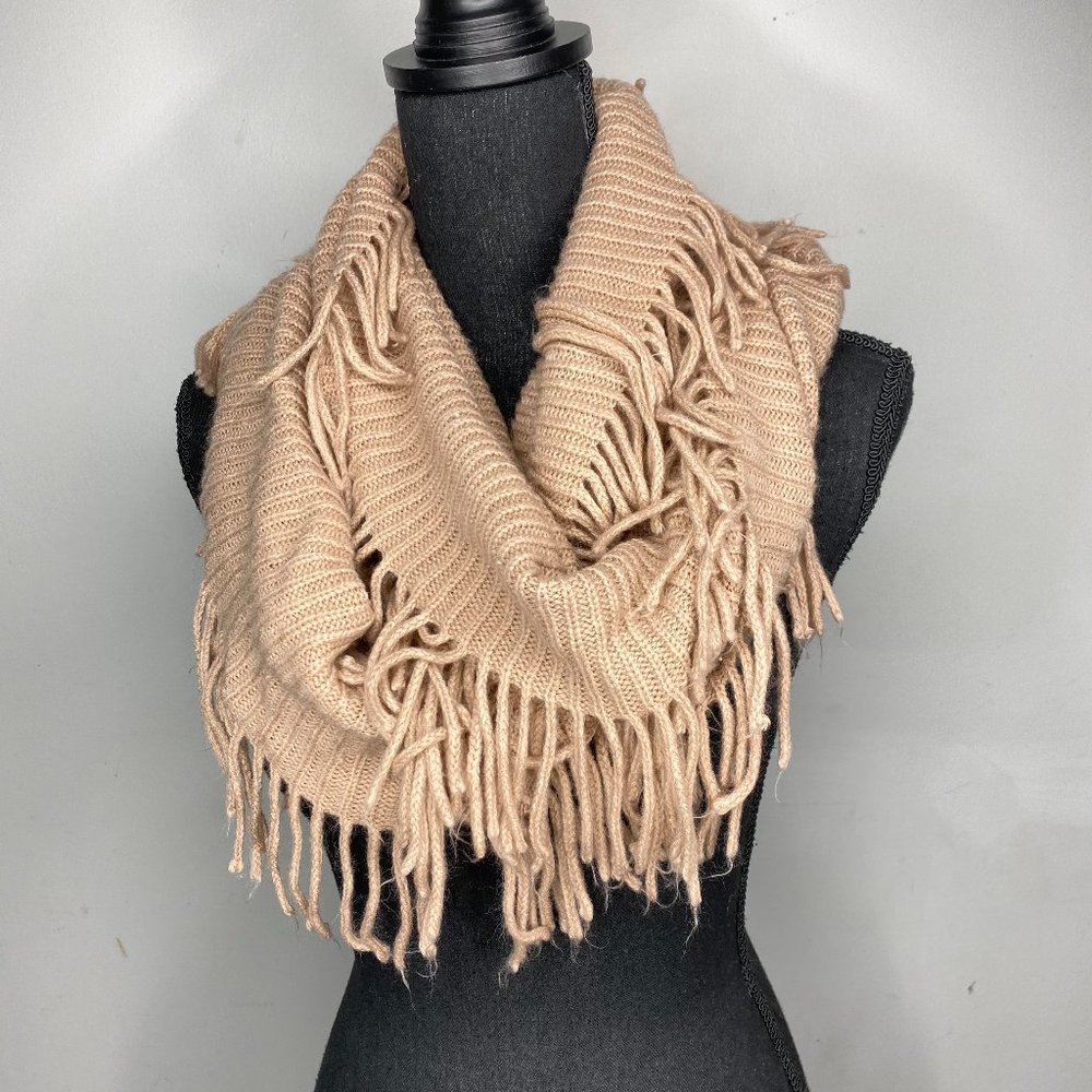 Beige Acrylic Scarf